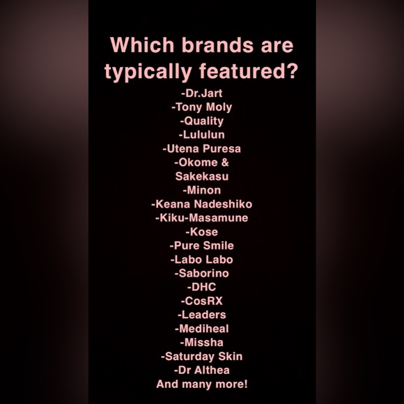 Japanese & Korean Sheet Mask Mystery Box! - Picture 2 of 3